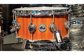DW - SNAREDRUM 14X6,5" SSC HARD SATIN NATURAL MAHOGANY SHELL